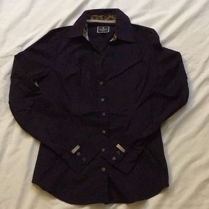 (Like New) Express Dark Purple The Essential Shirt